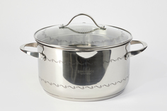 Кастрюля с крышкой со сливом BH-7010-24 Bohmann