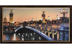Репродукция в раме Александровский мост Hoff