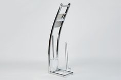 Стойка для туалетной бумаги с ёршиком и накопителем для 2 рулонов BA-06 Hoff