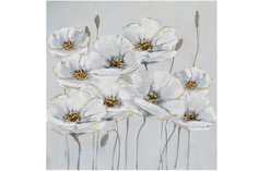 Репродукция 80х80 см Нежные цветы Hoff