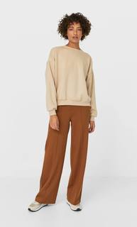Stradivarius Толстовка Кроя Оверсайз Женская Коллекция Multicolor S