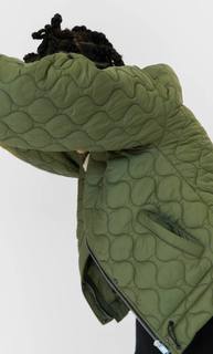 Stradivarius Стеганая Куртка Женская Коллекция Multicolor M