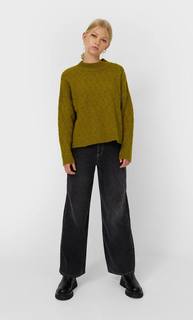 Stradivarius Свитер С Высоким Горлом Женская Коллекция Multicolor M