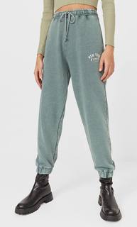 Stradivarius Брюки Джоггеры Женская Коллекция Multicolor M