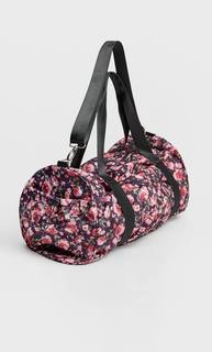Stradivarius Сумка Из Ткани С Принтом Женская Коллекция Гранатовый 103