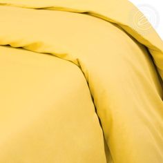 Пододеяльник из сатина (Жёлтый) 1,5-спальный на молнии Артпостель