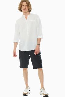 Рубашка мужская Antony Morato MMSL00590-FA400074 белая 44 IT