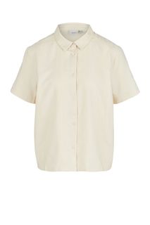 Рубашка женская ICHI 11160312012 бежевая 36 EU