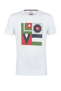 Футболка мужская HARMONT&BLAINE IRD054021005 100 белая XL