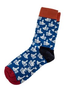Носки мужские Happy Socks THU01 синие 36-40 EU