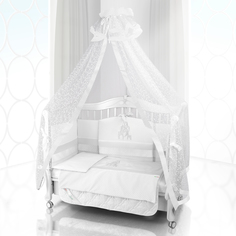 Комплект постельного белья Beatrice Bambini Unico Punto Di Giraffa 120х60 bianco