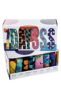 Набор носков мужских Happy Socks XSNI15 голубых 36-40 EU