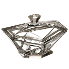 Конфетница с крышкой Crystalite Bohemia Оригами