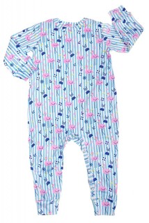 Комбинезон Mums Era Фламинго белый/розовый, р.74