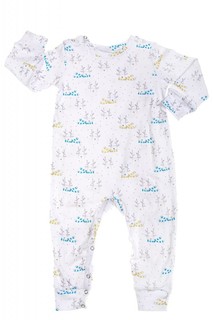 Комбинезон Mums Era Олени белый, р. 74