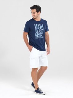 Футболка мужская BlackSpade BS30204 синяя L