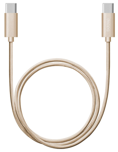 Кабель Deppa 72247 Type-C 1,2м Gold