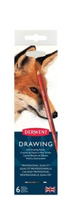 Набор цветных карандашей "Drawing", 6 цветов Derwent