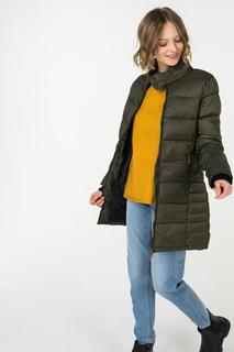Пуховик-пальто женский Blend She 20202586 зеленый M