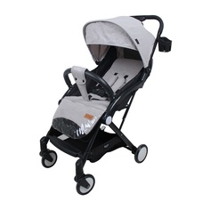 Коляска прогулочная Indigo Mary светло-серый