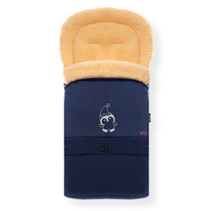 Конверт зимний меховой Nuovita Alaska Pesco Blu scuro, Темно-синий