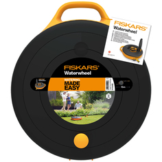 Катушка со шлангом FISKARS 102043615м, диаметр 3/8 дюйма (9 мм) + набор аксессуаров