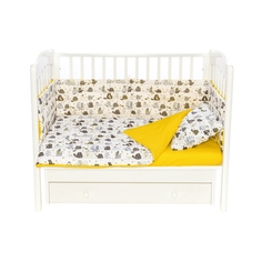 Бортики для детской кроватки Magic City БК-ББ-002/45_Дневные коты