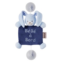 Игрушка мягкая Nattou Знак Baby on board (Наттоу) Alex & Bibou Кролик 321358