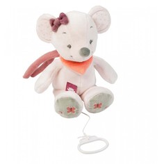 Игрушка мягкая Nattou Musical Soft toy Adele & Valentine Мышка музыкальная 424042