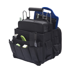 Сумка Dewal для парикмахерских инструментов, черная, 26х27х23 см