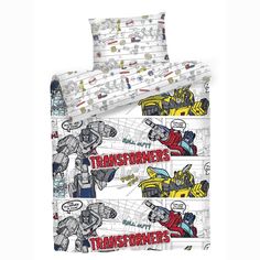 MONA LIZA КПБ 1,5 сп 50*70 Transformers Transformers "Bumblebee" желт/бел