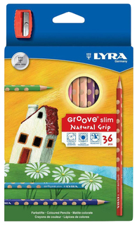 Набор цветных карандашей LYRA Groove Slim L2821360