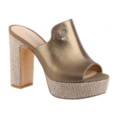 Сабо женские NORMA J BAKER 2003E7B золотистые 36 RU