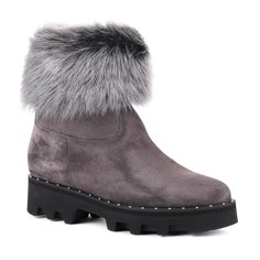 Полусапоги женские Pertini 182W15058D серые 38 RU