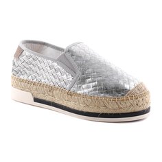 Эспадрильи женские Kanna KV7061 серебристые 37 RU