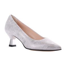 Туфли женские Donna Soft MOT1317 серебристые 35 RU