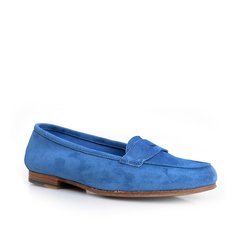 Мокасины женские ANDREA VENTURA FIRENZE HERITAGE066 синие 40 RU