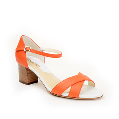 Босоножки женские Pollini PA16135C1KPF240A оранжевые 39.5 RU