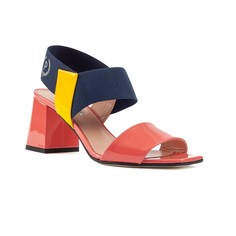 Босоножки женские Pollini SA16076COATCA50A разноцветные 38 RU