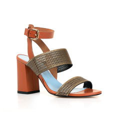 Босоножки женские Studio Pollini SA16408C0KTH420A коричневые 36 RU