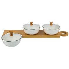 Набор сахарниц Lefard, 12x12x5 см, 4 предмета