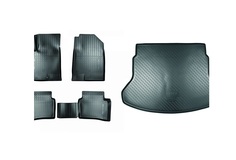 Коврик салона, резиновый (с подлокотником) коврик багажника Hyundai-KIA арт. R8130H0200P