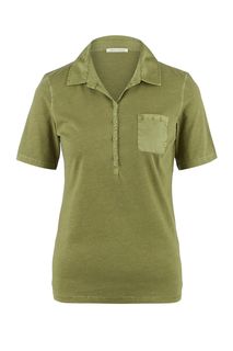 Поло женское Marc O’Polo 205553037 хаки M