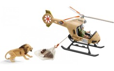 Набор Schleich Вертолет-спасатель для диких животных