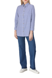 Блуза женская Helmidge 8605 синяя 18