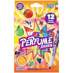 Фломастеры ароматизированные "Perfume Xplosion Universal", 12 штук Carioca