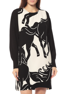 Платье женское SPORTMAX CODE 672-SPC72210382 черное 40 IT