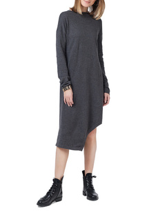 Платье женское Vilatte D32.055 серое 42 RU