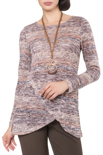 Блуза женская Argent AZBT8090 коричневая 48 RU