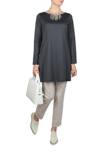 Туника женская FABIANA FILIPPI 96257 черная 40 IT